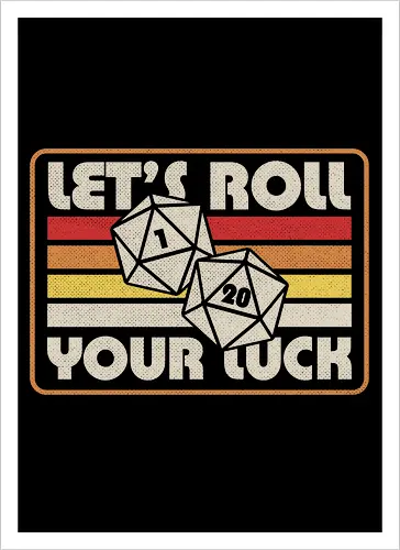 RPG Vintage Roll For Luck