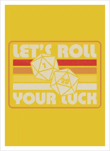 RPG Vintage Roll For Luck
