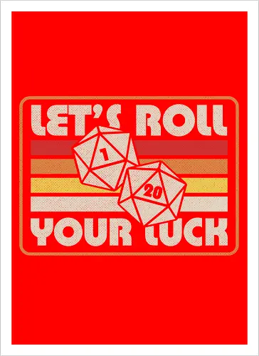 RPG Vintage Roll For Luck