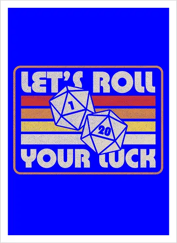 RPG Vintage Roll For Luck