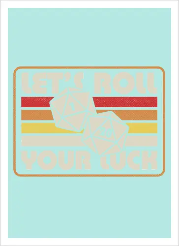 RPG Vintage Roll For Luck