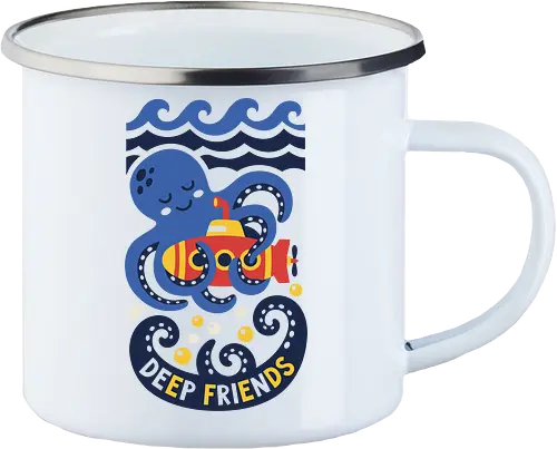 "Deep Friends" Cute Octopus