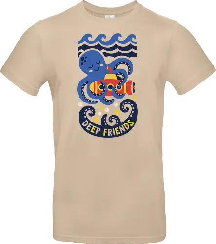 "Deep Friends" Cute Octopus