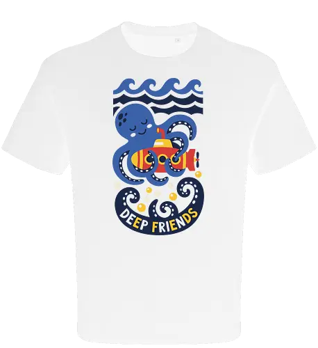 "Deep Friends" Cute Octopus