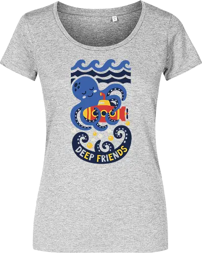 "Deep Friends" Cute Octopus