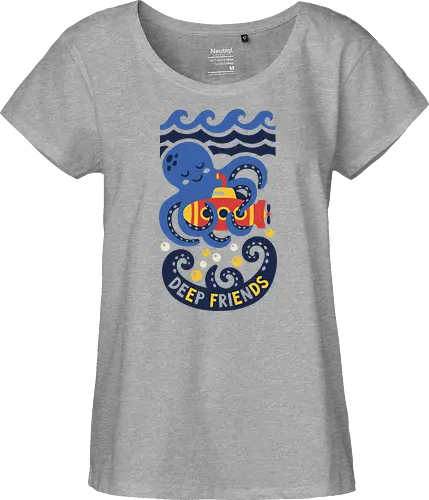 "Deep Friends" Cute Octopus