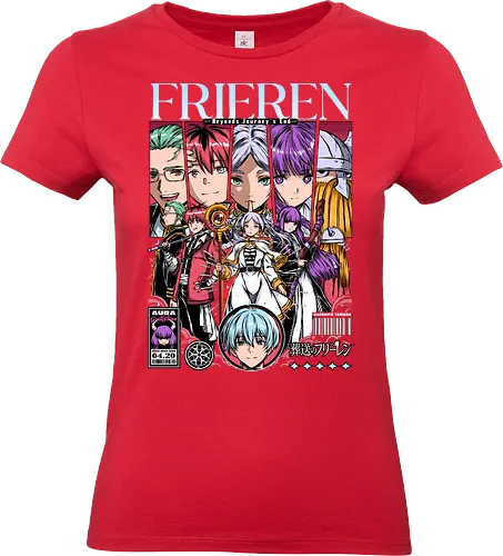 Frieren 2 - sousou no frieren, melancholic fantasy, long lived elf, magic adventure, seinen anime, manga series, anime illustration, fantasy aesthetic - Standard T-Shirt (Women)