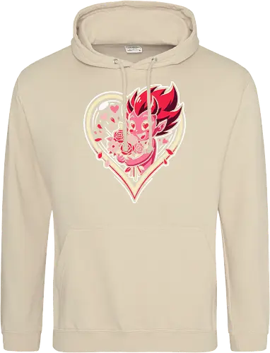 "Love Demon" Kawaii Chibi Devil Valentine's Day Graphic