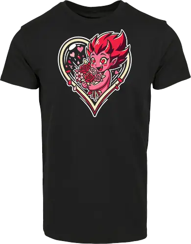 "Love Demon" Kawaii Chibi Devil Valentine's Day Graphic