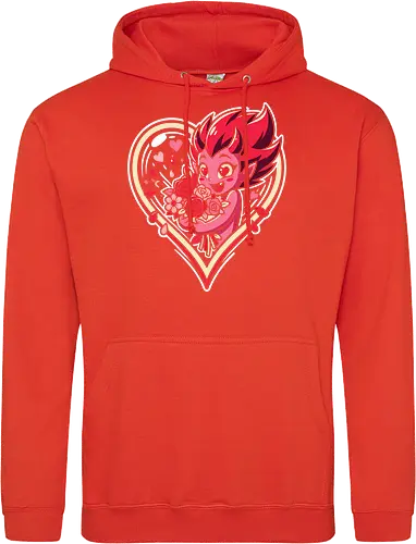 "Love Demon" Kawaii Chibi Devil Valentine's Day Graphic