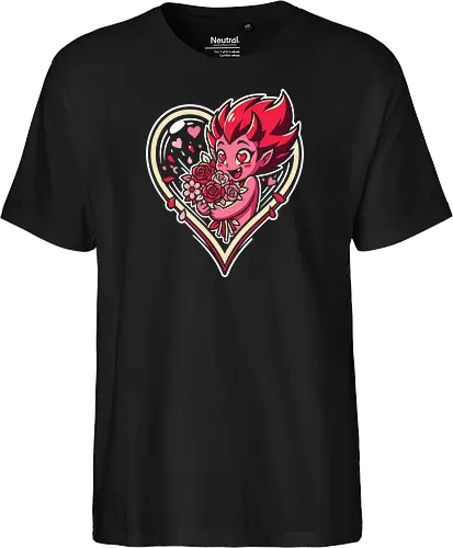 "Love Demon" Kawaii Chibi Devil Valentine's Day Graphic