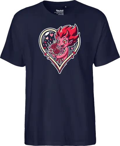 "Love Demon" Kawaii Chibi Devil Valentine's Day Graphic