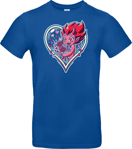 "Love Demon" Kawaii Chibi Devil Valentine's Day Graphic