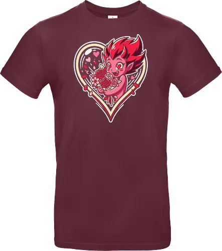 "Love Demon" Kawaii Chibi Devil Valentine's Day Graphic