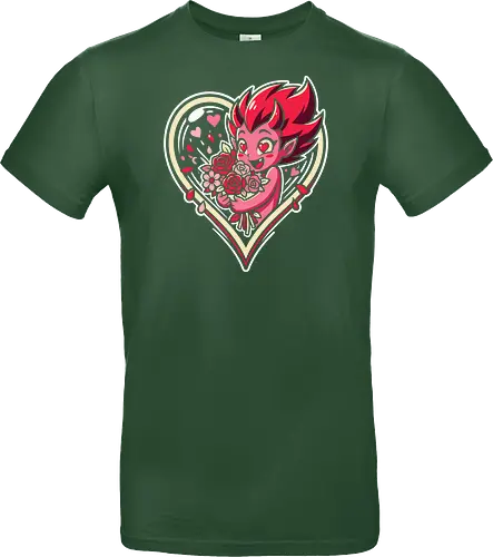 "Love Demon" Kawaii Chibi Devil Valentine's Day Graphic