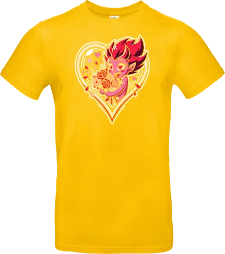 "Love Demon" Kawaii Chibi Devil Valentine's Day Graphic