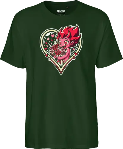 "Love Demon" Kawaii Chibi Devil Valentine's Day Graphic