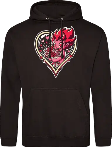 "Love Demon" Kawaii Chibi Devil Valentine's Day Graphic