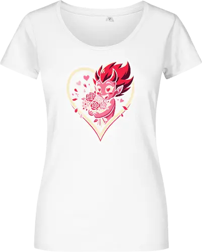 "Love Demon" Kawaii Chibi Devil Valentine's Day Graphic