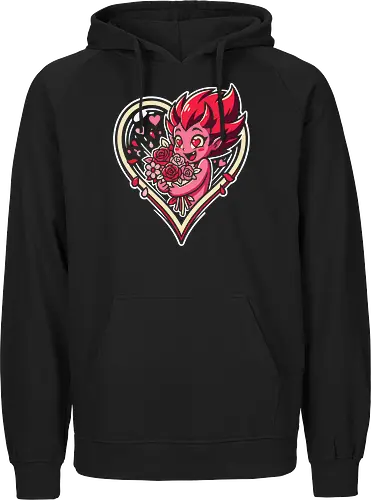 "Love Demon" Kawaii Chibi Devil Valentine's Day Graphic