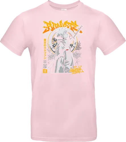 "Tokyo Cyber Samurai" Futuristic Streetwear Graphic