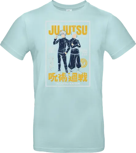 ujutsu Legends" Gojo & Geto Vintage High School Aesthetic