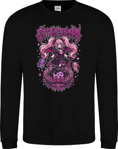 Gothic Demon Pastel Goth Succubus Kawaii Alt Streetwear