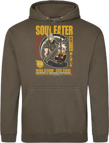 "Soul Eater Meister & Weapon" Maka Albarn and Soul Evans Vintage Anime