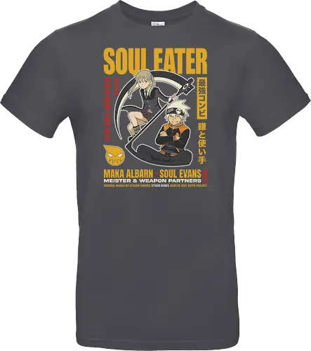 "Soul Eater Meister & Weapon" Maka Albarn and Soul Evans Vintage Anime