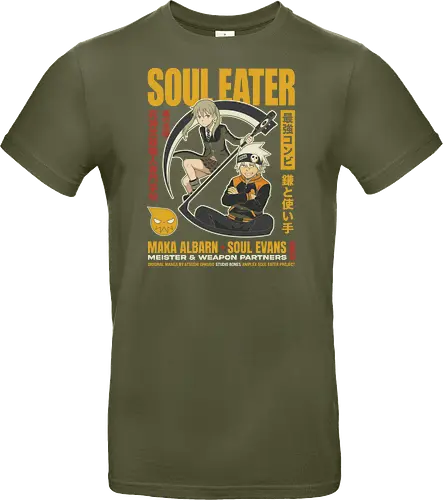 "Soul Eater Meister & Weapon" Maka Albarn and Soul Evans Vintage Anime