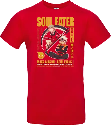 "Soul Eater Meister & Weapon" Maka Albarn and Soul Evans Vintage Anime