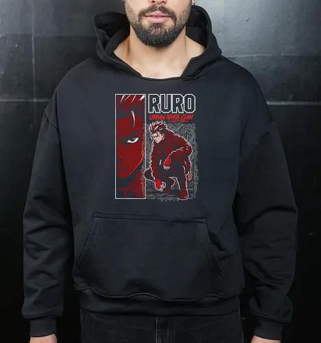 "RURO Urban Ninja Clan" Edgy Techwear Anime Aesthetic