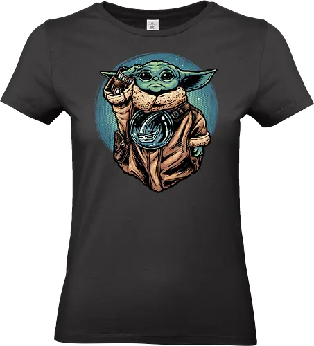 Salute of the Bounty Hunter Apprentice - Movie, film, galaxy, galactic, space, droids, heroes, character, fictional - Standard T-Shirt (Women)