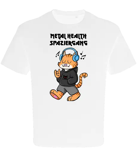 Metal Health Spaziergang - Metal, Hevay Metal, Comic - Oversize T-Shirt