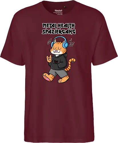 Metal Health Spaziergang - Metal, Hevay Metal, Comic - Fairtrade T-Shirt