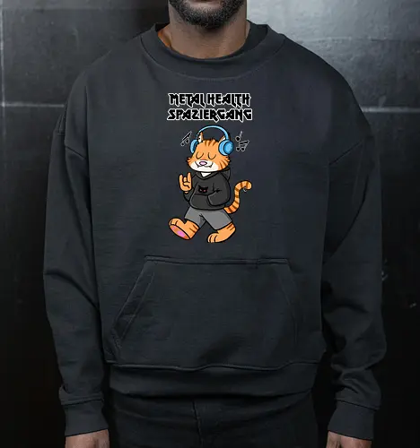 Metal Health Spaziergang - Metal, Hevay Metal, Comic - Cropped Sweatshirt