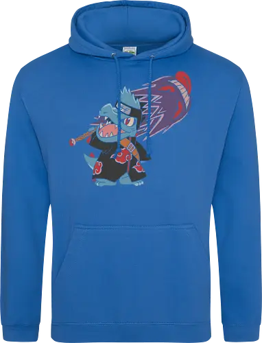 "Shark Shinobi" Totodile x Kisame Akatsuki Mashup Anime Graphic