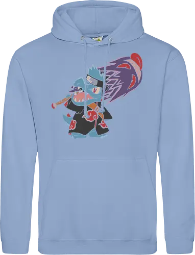"Shark Shinobi" Totodile x Kisame Akatsuki Mashup Anime Graphic