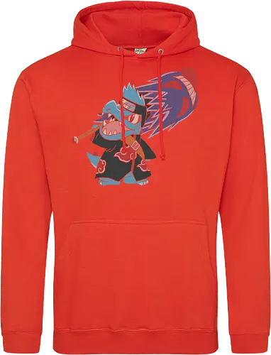 "Shark Shinobi" Totodile x Kisame Akatsuki Mashup Anime Graphic