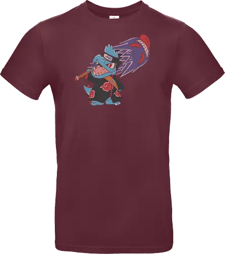 "Shark Shinobi" Totodile x Kisame Akatsuki Mashup Anime Graphic