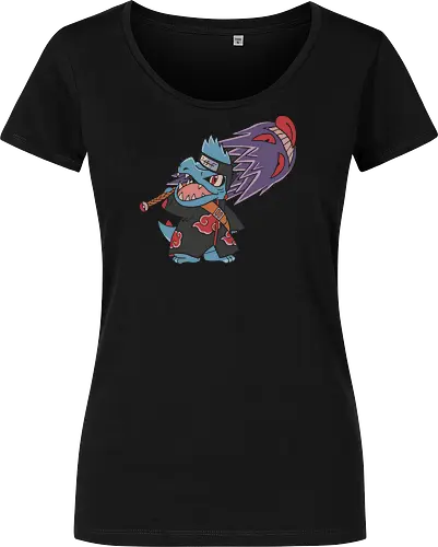 "Shark Shinobi" Totodile x Kisame Akatsuki Mashup Anime Graphic