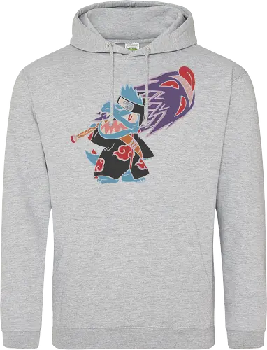 "Shark Shinobi" Totodile x Kisame Akatsuki Mashup Anime Graphic