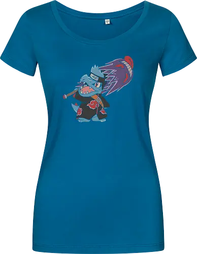 "Shark Shinobi" Totodile x Kisame Akatsuki Mashup Anime Graphic