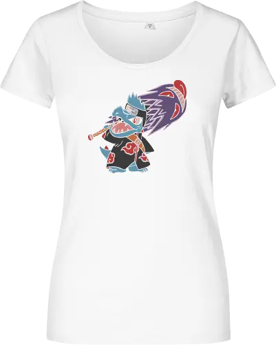 "Shark Shinobi" Totodile x Kisame Akatsuki Mashup Anime Graphic