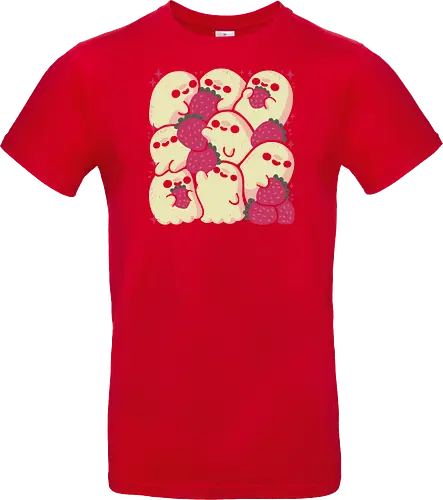 Spooky Cute Ghosts with Strawberries
