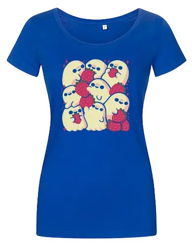 Spooky Cute Ghosts with Strawberries