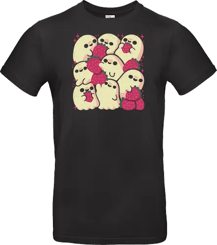 Spooky Cute Ghosts with Strawberries