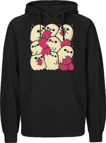 Spooky Cute Ghosts with Strawberries