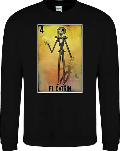 El Catrin - Jack Skellington Mexikanische Loteria