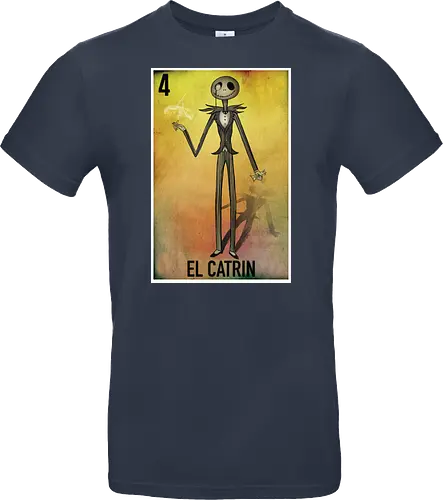 El Catrin - Jack Skellington Mexikanische Loteria